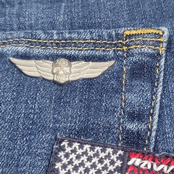 Rock & Republic Straight Leg Indee Jeans Size 4 - Picture 5 of 9